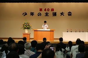 最優秀者の発表の様子 最優秀者の発表の様子