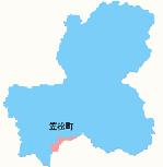 岐阜県における笠松町の位置