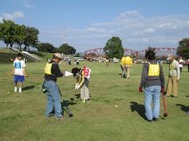中学生・町内対抗大会の様子