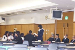 グループで討議した内容の発表