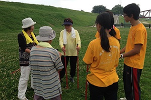 ニュースポーツの様子 ニュースポーツの様子