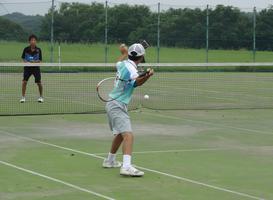 ソフトテニス大会の様子