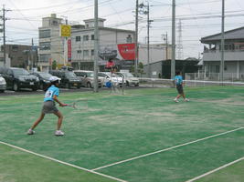 ソフトテニス大会の様子