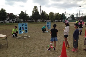 ストラックアウトの様子