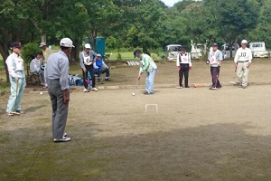 ゲートボール大会の様子