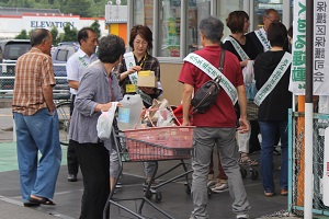 ﾋﾟｱｺﾞ笠松店の啓発活動