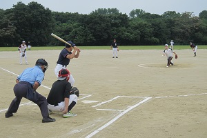 町民ソフトボール大会の様子