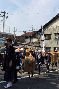 鮎鮨街道ウォークの様子