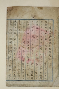 震災損害免税嘆願書
