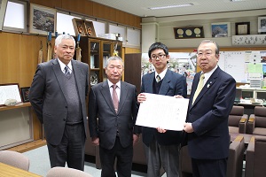 岐阜工業高等学校　自動車部の表彰