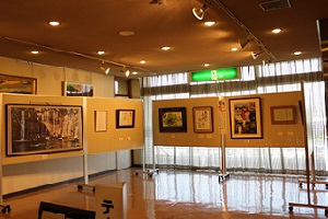 テーマゾーン「水」展示の様子