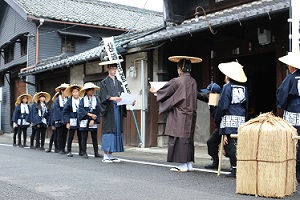 鮎鮨街道　宿次の様子
