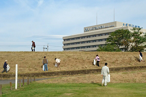 清掃活動の様子