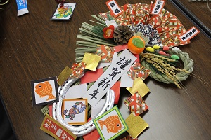 蹄鉄で作ったお正月飾り