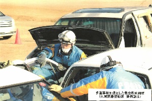 多重事故を想定した救出救助訓練