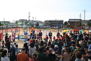 「幼児用遊具」オープニングセレモニー