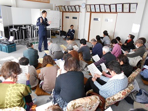 北門間地域交通安全教室の様子