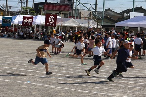 50m競走の様子