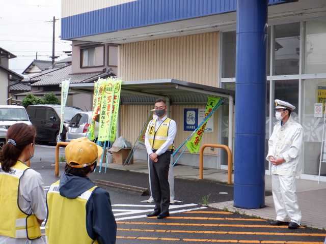 人波作戦開会セレモニーの様子