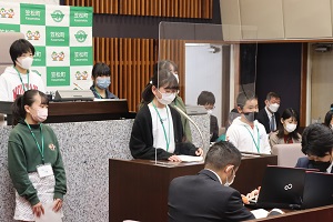 発表の様子１