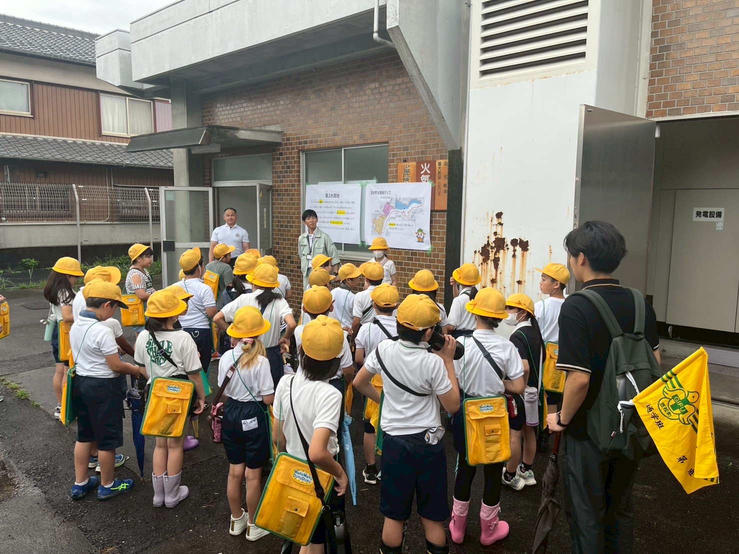 第3水源地見学会の様子