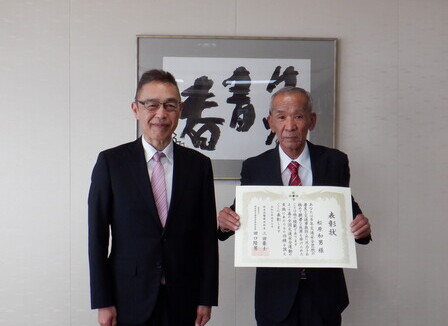 表敬訪問の様子